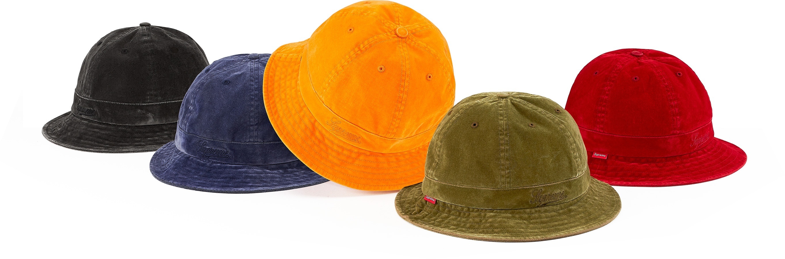Washed Velvet Bell Hat